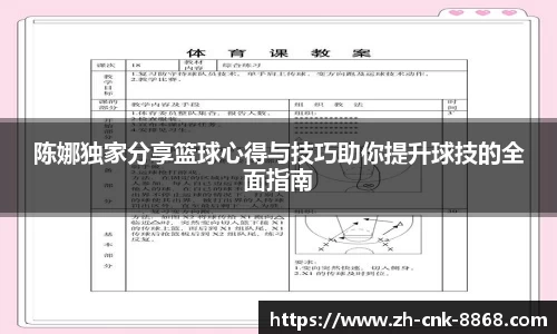 陈娜独家分享篮球心得与技巧助你提升球技的全面指南